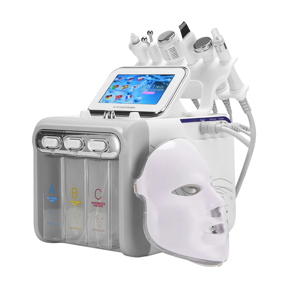 Neue 7In 1 Wasser Dermabrasion Maschine Tiefen Reinigung Maschine Wasser Jet Hydro Diamant Gesichts Sauber Abgestorbene Haut Entfernung Für Salongebrauch Image