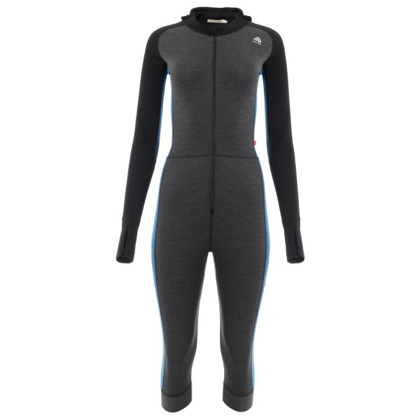 Aclima - Women's Warmwool Overall 3/4 Length - Overall Gr S grau/schwarz