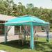 11'x11' Pop Up Gazebo Patios Canopy Tent with Sidewalls Outdoor Gazebo with Mosquito Netting Pop Up Canopy Shelter Wedding Tent