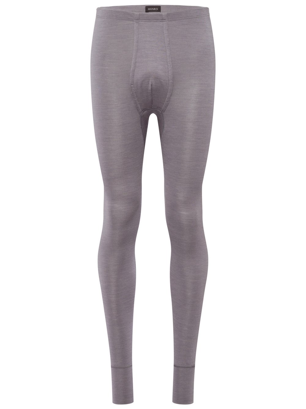Hanro Lange Unterhose Herren grau, L Image