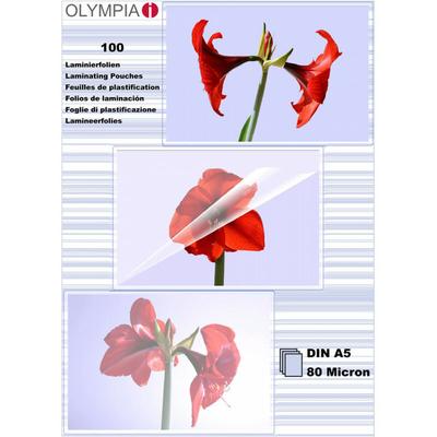 Olympia - Laminierfolien din A5 80 micron (100 Stück) (9167)