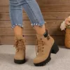 Herbst Winter Stiefeletten Damen Stricken Elastische Socken Runde Kappe Blockabsatz Botas Mode Chelsea Schuhe Frau Schuhe 42 Größe