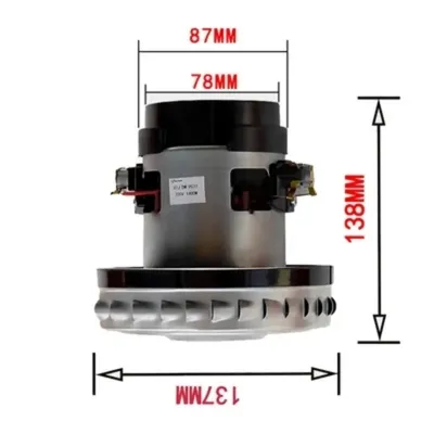 Komplett aus Kupfer, 220 V, 1400 W, Staubsaugermotor für Karcher WD3.200 NT38/1 NT90/2 NT70/2 Staubsaugermotor Image