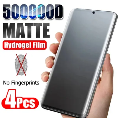 4Pcs Matte Hydrogel Film Für Samsung S24 S21 S22 S23 Ultra S20 FE Screen Protector Für Galaxy Note