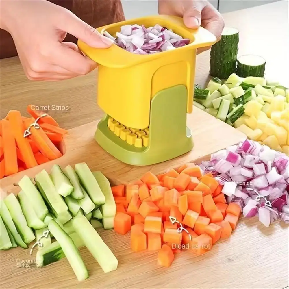 Hachoir à légumes multifonctionnel, artefact de découpe d'oignon, trancheur de frites, Gadget de cuisine, trancheur de pommes de terre et de concombre, outils de cuisine