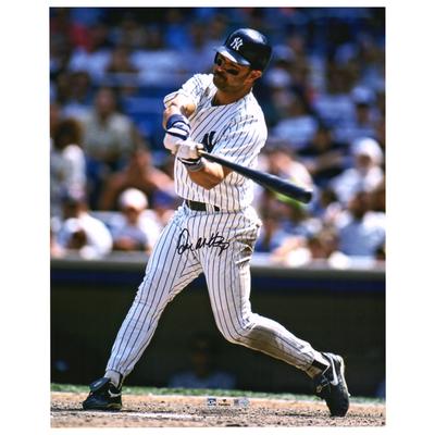 Signiertes Foto „Swing Through The Zone“ von Don Mattingly, New York Yankees, 16 x 20 Zoll Image