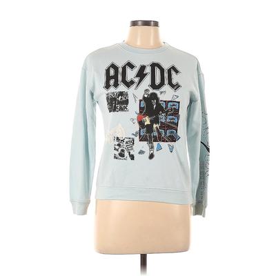 ACDC Sweatshirt: Blue Graphic Tops - Women's Size 11