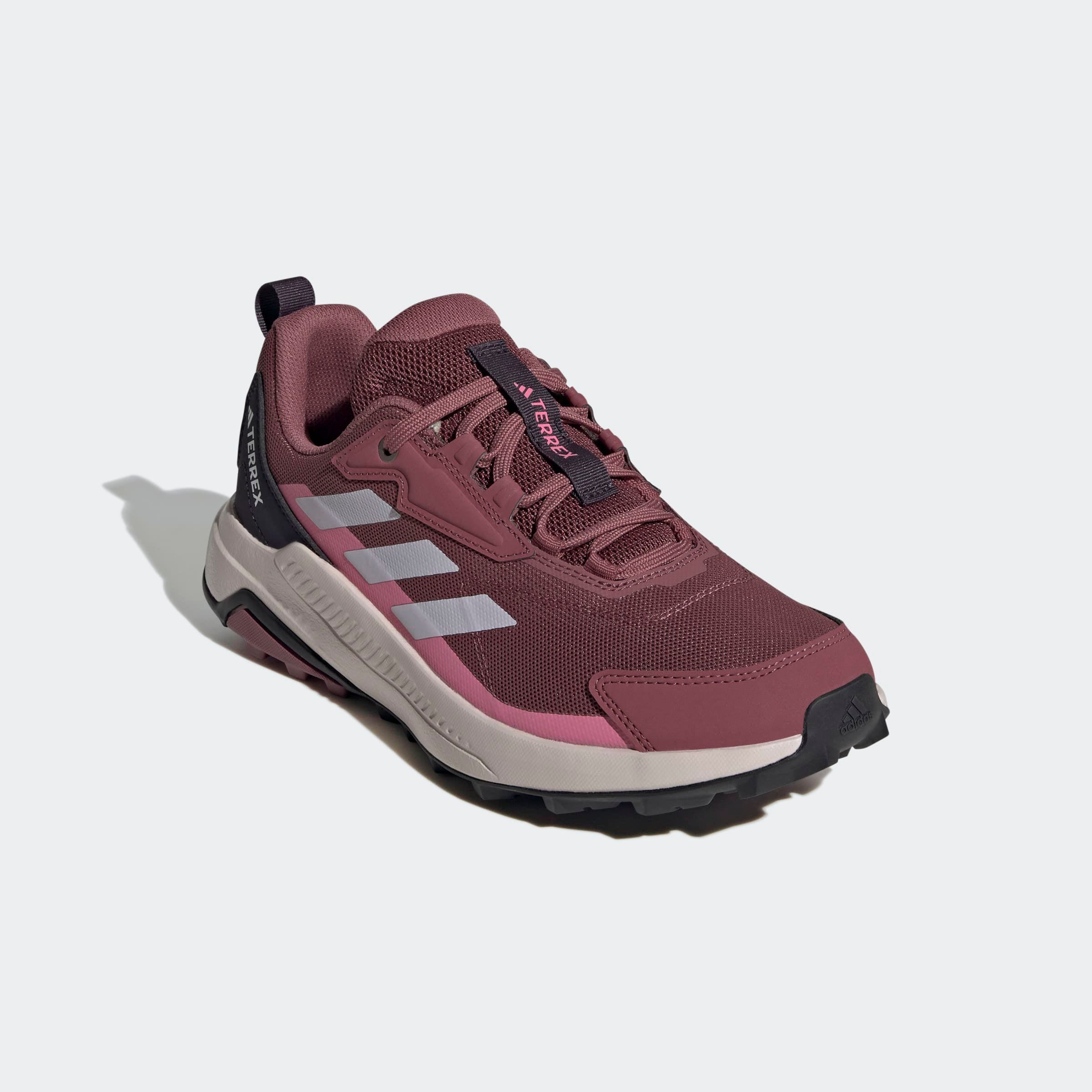 Wanderschuh ADIDAS TERREX "TERREX ANYLANDER", Gr. 39, rot (quiet crimson, silber dawn, pink fusion), Textil, Sportlich, Schuhe