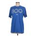 Under Armour Active T-Shirt: Blue Activewear - Women's Size Medium