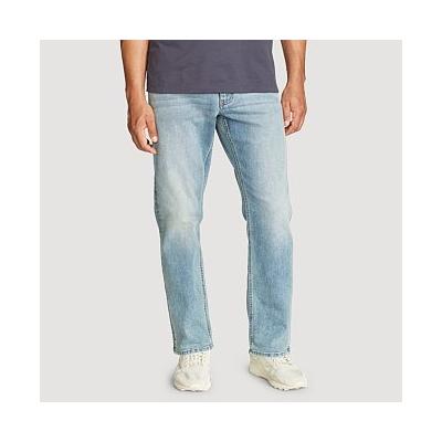 Eddie Bauer Men's Voyager Flex Jeans - Straight Fit - Lt Indigo - Size 34/32