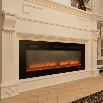 Clihome 50" Built-in and Wall-Mounted Electric Fireplace - 50 in.