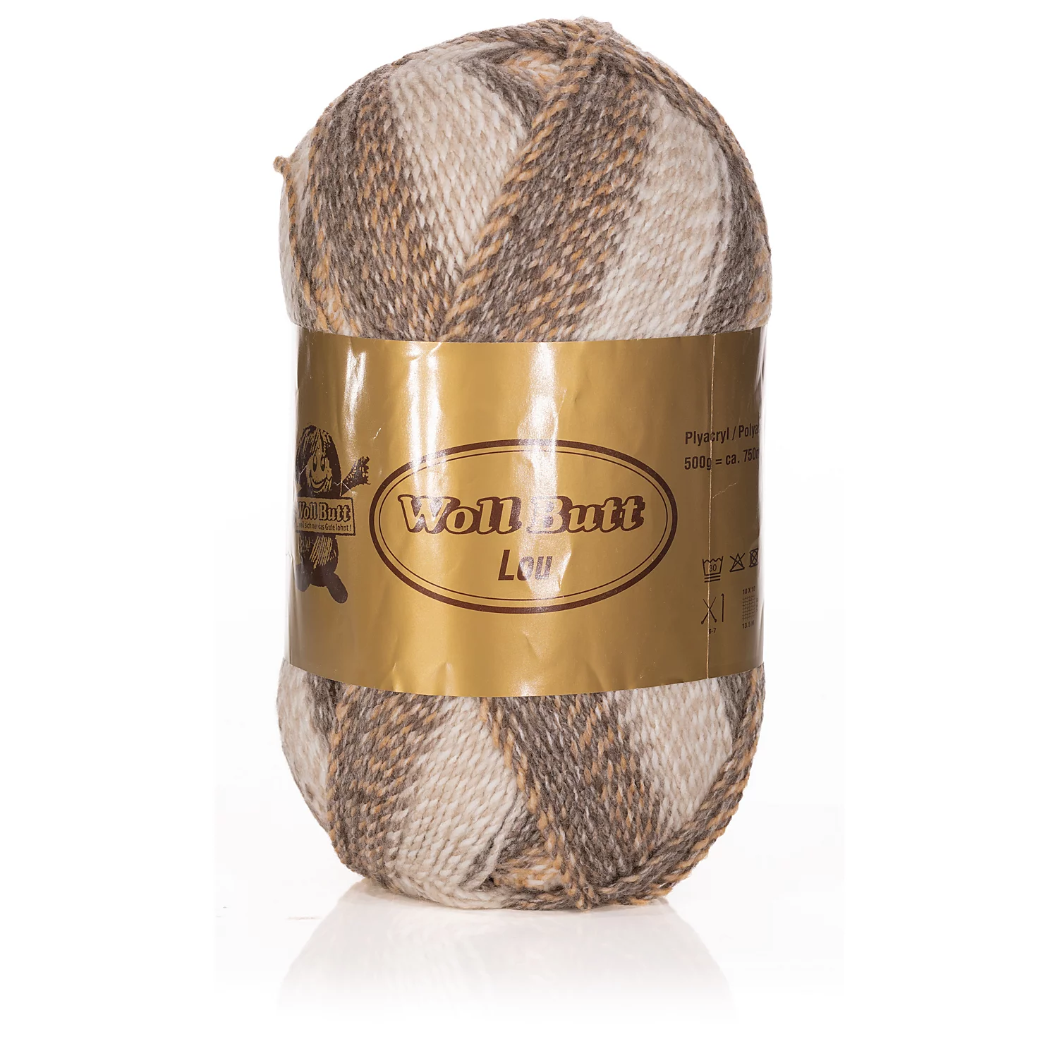 Kit Laine Woll Butt Lou, beige/coloré