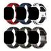 TEMU Sport Bands Compatible With Watch 49mm 45mm 44mm 42mm 41mm 40mm 38mm, 6 Pack Sport Breathable Soft Silicone Strap For Ultra1 Se Series 9 8 7 6 5 4 3 2 1 For Men Women