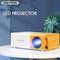 TEMU Portable Mini Home Theater Projector - Hd Cinema Experience With Smartphone Wired Screen Sharing, Compact Design, And Easy Setup For Indoor And Outdoor Use