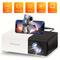 TEMU Projector, 2024 Upgraded Mini Projector 1080p Compatible Home Cinema Video Projector, Portable Projector With Built-in Speakers, Enhanced Clarity And Smart Features, Home Cinema Top Projector