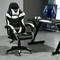 TEMU Mcc Direct Swivel Faux Leather Office Chair Racing Sports Gaming Tilt Computer Desk Chair With Headrest & Lumbar Cushion A