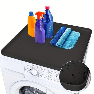 TEMU Silicone Dryer Top Protector Mat - Non-slip, Waterproof Washer & Dryer Pad For Home Appliances