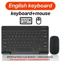 Set tastiera e mouse wireless compatibile con Bluetooth per Android Windows per tablet iPad Tastiera per PC Mouse wireless Tastiera da gioco