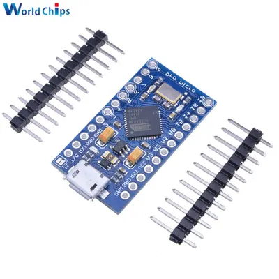 Micro USB ATmega32U4 Pro Micro 3,3 V 8 MHz Board Modul Für Arduino ATMega 32U4 Controller Pro-Micro Image