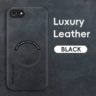 Magnetische Retro-Ledertasche für iPhone 16E 7 8 Plus SE 2020 2022 iPhone 8 Plus Wireless Charging Phone Case Cover