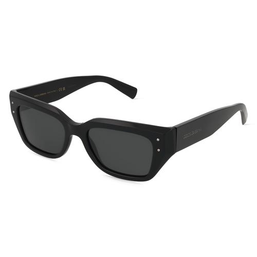 Dolce&Gabbana 0DG4462 Damen-Sonnenbrille Vollrand Cateye Acetat-Gestell, schwarz