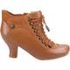 Hush Puppies Womens/ladies Vivianna Leather Heeled Ankle Boots (tan) - Size UK 7 | Hush Puppies Sale | Discount Designer Brands