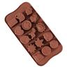 stampi in silicone per cioccolato 6 pezzi stampi in silicone per cioccolato e antiaderenti stampi per cioccolato lettere e numeri per fare muffin al cioccolato torte 6 forme