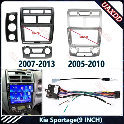 For Kia Sportage Manual Auto AC 9INCH Car MP5 DVD Radio Android Stereo audio screen multimedia video