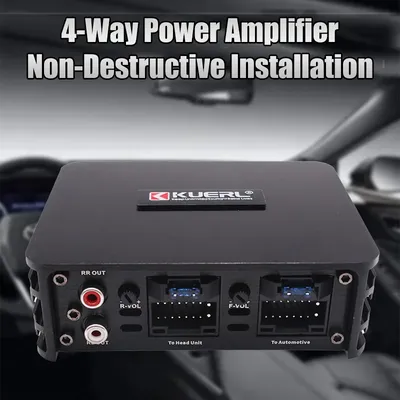 Class AB 4*60W Car Power Amplifier Non-Destructive Installation DSP Car Audio Speaker For Android Large Screen Dedicated Amp