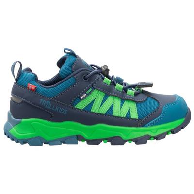 Trollkids - Kid's Tronfjell Hiker Low - Multisportschuhe 36 | EU 36 blau/grün Image
