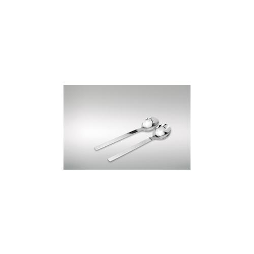 Salatbesteck glatt poliert L 28,0cm Edelstahl