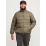 Outdoorjacke JACK & JONES PLUSSIZE ""JJESTATE PACKABLE PUFFER COLLAR NOOS PLS"" Gr. XXXL, braun (canteen) Herren Jacken