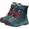 Winterstiefel KEEN "KANIBOU WP", Gr. 31, grün (deep lagoon, jazzy), Leder, Textil, sportlich, Schuhe, wasserdicht
