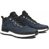 Wanderschuh TIMBERLAND "FIELD TREKKER MID LACE UP SNEAKER", Gr. 40, blau (navy), Leder, Synthetik, sportlich, Schuhe, Wintersneaker, Sneaker, Winterschuhe