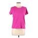 J.Crew Factory Store Active T-Shirt: Pink Activewear - Women's Size Medium