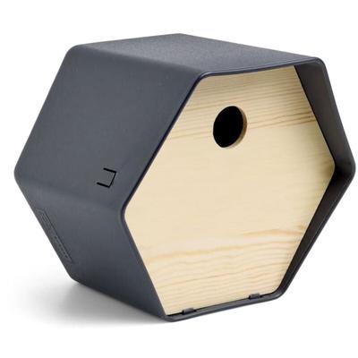 Vogelhäuschen Hive 1 19x23x20 cm Rundloch Anthrazit Capi Image