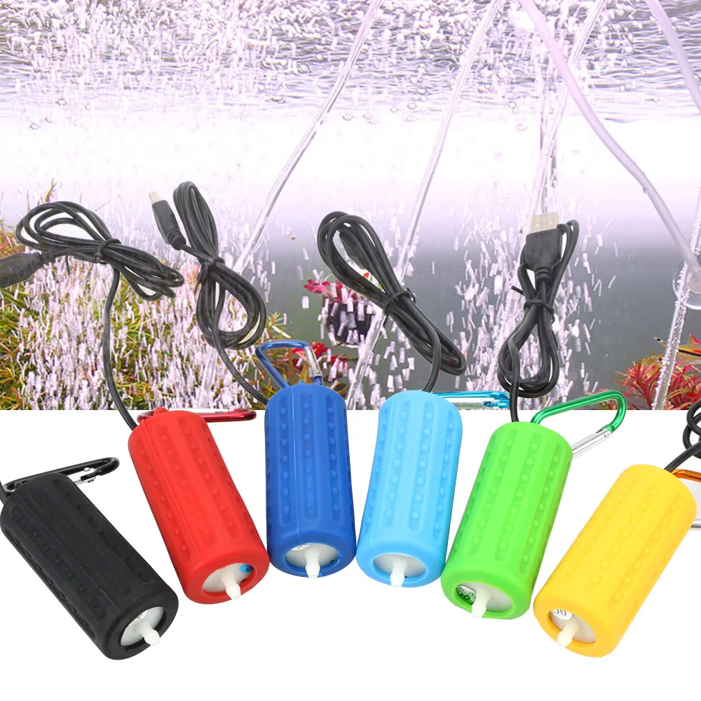 Aquarium Zubehör Mini USB Stumm Energiesparende Liefert Aquatische Terrarium Filter Aquarium Aquarium Sauerstoff Luftpumpe Tragbare