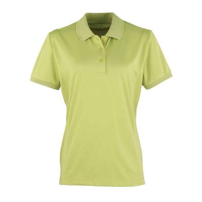 Premier - "Coolchecker" Poloshirt für Damen (Limone) Image