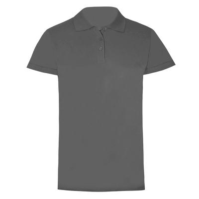 SOLS Damen/Damen Prescott Kurzarm-Jersey-Poloshirt (Dunkelgrau) Image