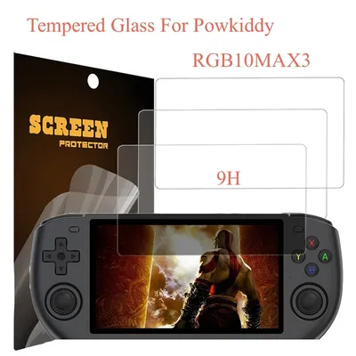 Powkiddy RGB10Max3 Tempered Glass Screen Protector 9H RGB10Max 3 Console Screen Protector film Game Accessories Gift