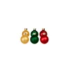 Weihnachtskugeln aus Glas, grün, rot, gold, 2 cm Ø, 25 Stück