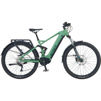 E-Bike PROPHETE "Stack 5.0" E-Bikes Gr. 48cm, 29 Zoll (73,66cm), grün Pedelec, Elektrofahrrad für Damen u. Herren, MTB