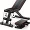 TEMU 1pc Foldable , Weight Training Fitness Stool, 7 Inclines Adjustable, Suitable For Core Strength Training, Muscle Exercise, Workout