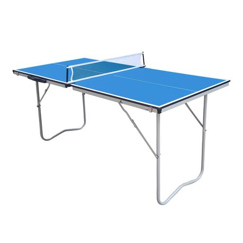 Tischtennisplatte klappbar & tragbar 150 x 67 x 69 cm, blau