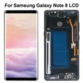 Display Super Amoled al 100% da 6,3 "per SAMSUNG Galaxy Note 8 LCD N950 N950F Display Touch Screen in vetro Sostituzione digitale