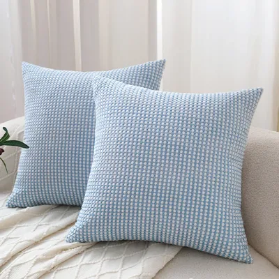 Weicher Cord Kissen bezug für Sofa Wohnzimmer dekorative Kissen bezug einfache einfache Funda Cojin Image