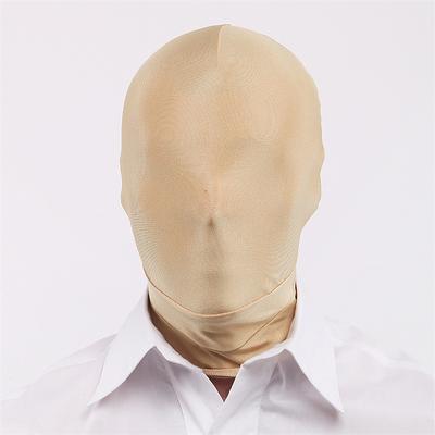 2 Pieces Full Face Mask BW 2nd Skin MasksHalloween Spandex Hood for Unisex Cloth