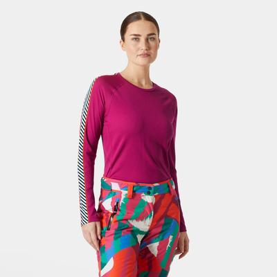 Helly Hansen Damen Lifa Active Stripe Crew Langarm-shirt M Image
