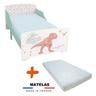 Pack Lit + Matelas jurassic world couleur vert Lit Jurassic world Lit + Sommier + lattes + Matelas