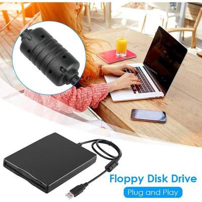 Portable External 3.5" USB 1.44 MB FDD Floppy Disk Drive - 3.5In